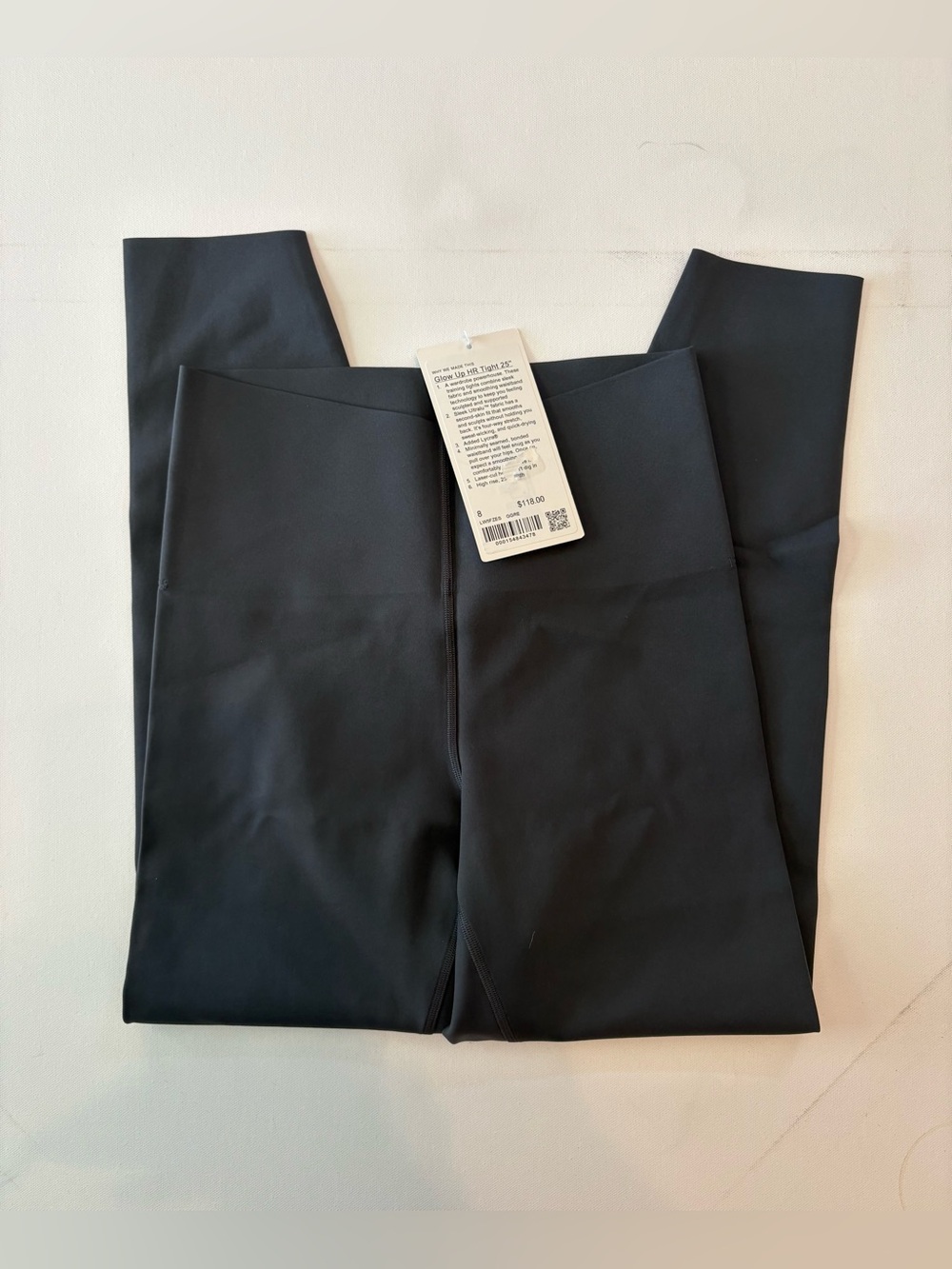 NWT Lululemon Glow Up Tight 25" in Graphite Grey Size 8